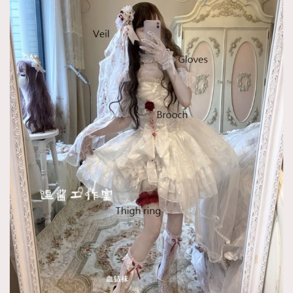 Bloody Bride Gothic Lolita Style Dress (DJ51)
